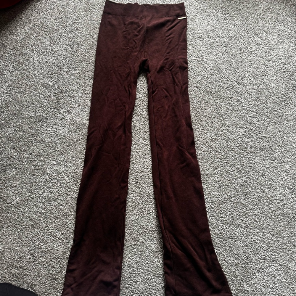 Fabletics Chocolate Brown Flare Pants